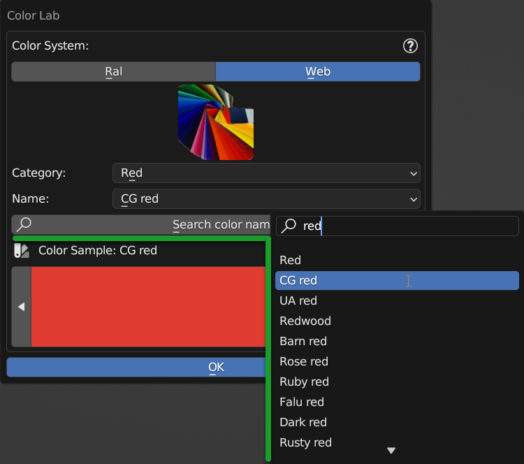 Color Lab Search Color Name
